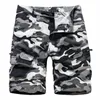 30-40 Hombres Camue Cargo Shorts Pockets 2024 Nuevos pantanos de camuflaje de verano Pantalones cortos Man Everlys Male Clothing 37nx#