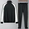 MAN TRACKSUITS PLABLES DESIGNER MENS HOUDIE JACKA SETS TOMBRODERY SIDA TRACKSUT Långärmar Hoodies byxor Två stycken Set M-4XL