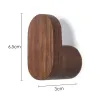 Rails Natuurlijke Walnoot Houten Haken Sleutel Decoratieve Haak Muur Deur Sleutel Tas Kleding Kleerhanger Haak Huishoudelijke Decor Organisator Houder Haak