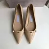 Scarpe a punta in pelle verniciata Tacchi alti Temperamento di perle Piccoli tacchi sottili Scarpe da ginnastica alla moda