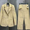 Designer donna abbigliamento giacca blazer donna doppie lettere G lusso primavera nuovi top rilasciati