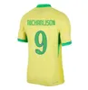 2024 Antony Casemiro Jesus Braziliës voetbaltruien Richarlison Camiseta Raphinha Paqueta Vini Jr Rodrygo Brasil Maillots voetbalshirt 23 24 Men Kids Uniform