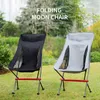 Chaise de Camping pliante portative chaise de lune extérieure pliable pour la randonnée pique-nique chaises de pêche nature randonnée chaise touristique 240319