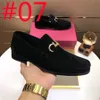 40Model Brand Designer Mens Dress Shoes Classic äkta läder Buckle Monk Strap Dark Brown Black Office Business Formal Shoes for Men