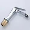 Torneiras da pia do banheiro Torneira da bacia Deck Mount Bronze Single Handle Mixer Tap Armário Varanda Fria e Água