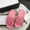 Designer-Sandalen, Hausschuhe, Paris, Gummi-Slides, Sandalen mit floralem Brokat, Damen- und Herren-Slipper, flache Böden, Flip-Flops, Damenmode, gestreifter Strand