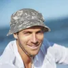 Camo Boonie Mens Hat Tactical Military Fighting Hat Multi Camera Panama Sommarjakt Vandring Fiske Utomhus Sport Sun Hatc24326