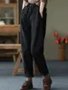 Winter Womens Cargo Pants with Fleece Cotton Baggy Slim Pencil Pants Thick Warm Velvet Oversize Sports Trousers 4XL 240309