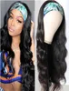 Gaga queen Body Wave HeadBand Wigs 100 Human Hair Wig Brazilian Body Wave Hair Wig 826inch Remy Wavy Human Hair Wig4868364