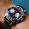 Inne zegarki Bubble Glass VK64 zegarek hołdowy Chronograph Clock Curve Glass 316L Stal nierdzewna Mężczyźni MALETISIOR CODE WARTOORY WODY ODPOWIEDNIĆ 5BAR J240326