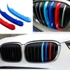 3pcs/lote de carros decoração de rede de decoração Grill adesivo para BMW E46 F30 E90 3 Série de carro BMW Grille Sticker BMW Acessórios