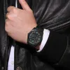 Orologio da uomo in tela nera digitale