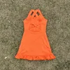 LL-2164 Kids Yoga Dresses Girls Gym Kleding Sportraden voor kinderen Actieve trainingssport tennis