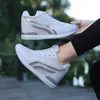 Ukryte obcasy kliny buty do sneakerów koronkowe oddychające wiosenne panie na świeżym powietrzu spacer na swobodnym podwyższonym 240313