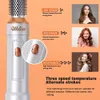 6 1 Drying - Blow Brush in One with Volumizer Hair Dryer Brush, Detachable Styler for Straightening, Curling, Drying, Combing and Styling