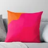 枕からオレンジへのピンクから豪華なソファのための装飾的な年の装飾品を投げる