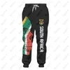 men's Bound Feet Trousers 3D Print Elastic Drawstring Design Frt Pocket Brazil Flag Natial Emblem Pants Graphic Comfort Soft B25L#