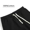 S-4XL Summer 100% Cott Men's Short Pants Drawstring Design Beach Sports Jogging Shorts Quality Outdoor Sport Shorts 42QY#