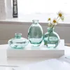 Vases Modern Glass Vase Hydroponic Flower Vessel Arrangement Container Ornament Mini Clear Minimalist Living Room