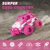 Electric/RC Car Toys Toys Girls Girls Gifts Pink Cars Cars Toy Climbing Car Carner عن بُعد على الطرق الوعرة على الطريق أطفال لعبة عيد الميلاد هدية T240325