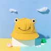 Chapeaux à larges bords Chapeaux de pêcheur Chapeaux à larges bords Chapeaux de seau Parent Enfant Chapeau de seau de grenouille Chapeau de pêche Panama Chapeau mignon de dessin animé Chapeau Bob pour hommes Chapeau de pêcheur de soleil en plein airC24326