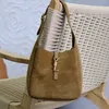 Дизайнер роскошных сумок YSLBAGS LE5A37 Buckte Bag Back Hobo Mrost Кожаные женщины, блуждающие сумки, сумочка, настоящая кожа