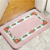 Mats Pastoral Style Floor Carpet Bath Mat Multi Size Oval Mat For Home Decor Antislip Bathroom Carpets Household Kitchen Rug Doormat
