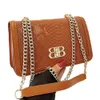 Bolso Diagonal, bolso con patrón de marca de diseñador, nueva moda para mujer, cadena cuadrada pequeña, bandolera de un solo hombro, bolsos de moda