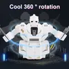 Remote Control Fighting Battle Robot Children RC Robot Game Handle Black Technology Combat Competitive Combat Parent-child Toy 240304