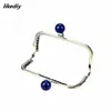 10 pezzi/lotto da 10,5 cm Candy Pearl Head Silver Metal Fancile Framo bacio Accessori per sacchetti fai -da -te 240322