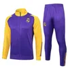 2024 Real Madrids Jacket Tracksuit Set 23 24 25 Madrides Vini Jr. Bellingham Training Suit Camaveringa Modric Football Jackerts män barn Chandal Futbol Survetement