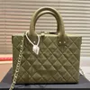 Designer Women Top Handle Quilting Trunk Box Bag France Luxury Brand Diamond Lattice Sheepskin Leather Small Tote Handbag Lady Crossbody Chain Strap Shoulder Bags