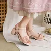 Scarpe eleganti QPLYXCO 2024 Estate Dolce Ragazze Open Toe Ruffles Design JK Lolita Lady Platform Chunky Med Sandali con tacco Donna