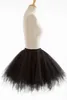 15 Colors Mini Tutu Gothic Skirts Ballet Underskirts 5 Layers Rockabilly Tulle Skirt For Costume Cosplay Christmas Halloween