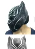 Maskers Black Panther Gezichtsmasker Halloween Ghost Party Festival Nachtclub Realistisch hoofddeksel Hoogwaardig zacht PVC