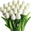 20pcs Tulip Flowers Artificial Bouquet Bouquet Fake Flowers Decoration for Wedding Supplies Decoração de casa Flores dos namorados 240322