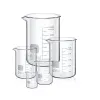 Jackor 3000 ml5ml Pyrex Glass Bägare Borosilicate GG17 Graduerade bägare mätning av glaskemi Bägare