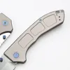 1pcs nouveau CK 748 couteau pliant de poche de haute qualité D2 pierre lavage point de chute lame CNC aviation poignée en aluminium survie en plein air couteaux EDC avec boîte de vente au détail