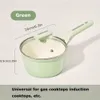 1pc Non-stick Ceramic Soup with Lid - Healthy Safe Cooking Pot for Gas and Magnetic Stoves