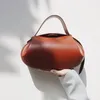 Shoulder Bags UKF Women Bag Circular PU Vintage Solid Hasp Soft Luxury Designer Handbag Pures And Crossbody