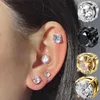 Oreille Manchette Oreille Manchette 1Paire Mode Cristal Magnétique Clip Oreille Stud Non Piercing Boucles D'oreilles Faux Boucle D'oreille Cadeau pour Hommes Femmes Bijoux Y240326