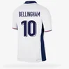 24 25 Maillot de football ANGLAIS BELLINGHAM RASHFORD KANE 2024 Coupe d'Europe 2025 Maillot de football Équipe nationale Accueil Blanc Extérieur Hommes Kit Enfant Femmes SAKA RICE FODEN S-4XL