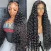 360 perruques de cheveux humains bouclés pour les femmes noires cheveux humains 4x4 5x5 vague d'eau dentelle fermeture perruque 13x4 13x6 Hd vague profonde dentelle frontale perruque