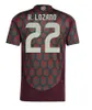 24/25 Meksika Futbol Formaları Chicharito Milli Takım Futbol Gömlekleri Uzun Erkek Çocuklar 2024 2025 Evde Camisetas Copa Amerika Maillot Mexique Gimenez lozano