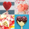 Baking Moulds DIY Ice Cream Silicone Mold 3/4 Holes Popsicle Cube Maker Tray Chocolate Dessert Mould Kitchen Gadgets Cake Decor