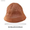 Chapeaux à bord large chapeau seau de seau d'été Crochet Soft Cushion Hat Chapeau Womens Fisherman Holon Baquet pliable Fashion coréenne Fashion Outdoor Sunshade Hat C24326