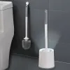 Borstar toaletter rengöring borste långhandtag väggmonterad mjuk wc död hörn borste närmast borstar badrum rengöring verktygstillbehör