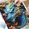 Stitch Huacan Full Ab Diamond Painting Dragon 5d Briderie de bricolage Animal Mosaïque Créative Hobbies Décoration pour la maison