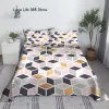 Yastık Yeni Pembe Mermer Desen Yatak Sayfası Seti 3D Baskılı Yatak Düz Sayfa Çocuklar için Yastık Örtüsü Yetişkinler Polyester Kral Kraliçe Boyut
