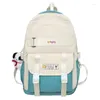 Backpack Schoolbag Style INS Style High School Gimnuse Studenci Nisza Moda Prosta duża pojemność kobiet